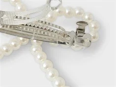 Name It cloud dancer sløjfe hårspænde med perler